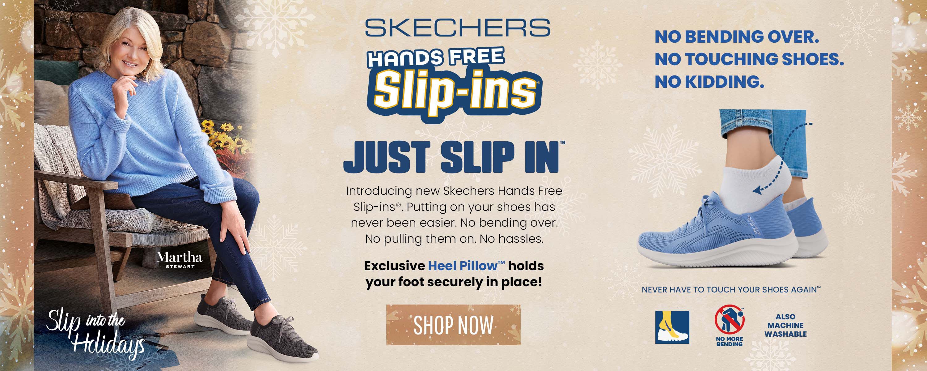 New skechers shop slip on shoes